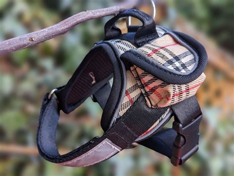 burberry dog harness vest|authentic burberry dog collars.